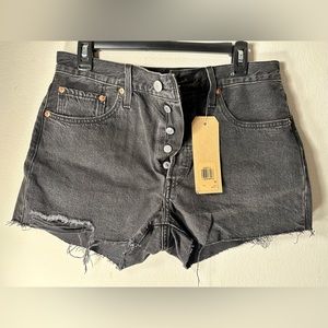 LEVI'S 501 High Rise Distressed Blake Jeans Shorts
Women's Size 29